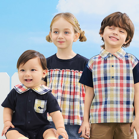 ベビー＆キッズでお揃いコーデ