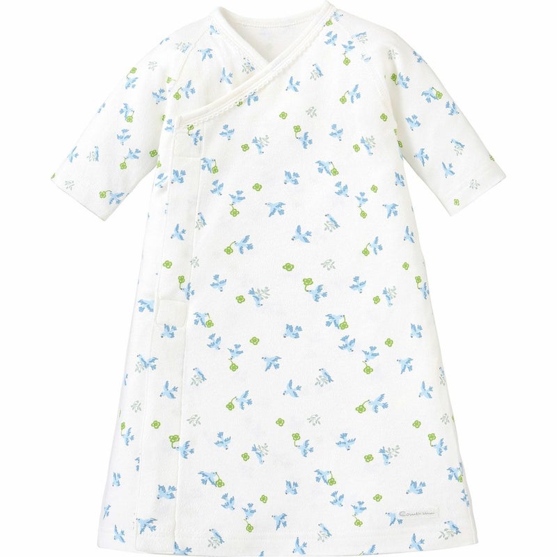 「ラップドレス（しあわせの青い鳥）」ブルー