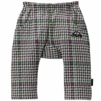 ラップパンツ車アップリケ（グレンチェック ジャカード）