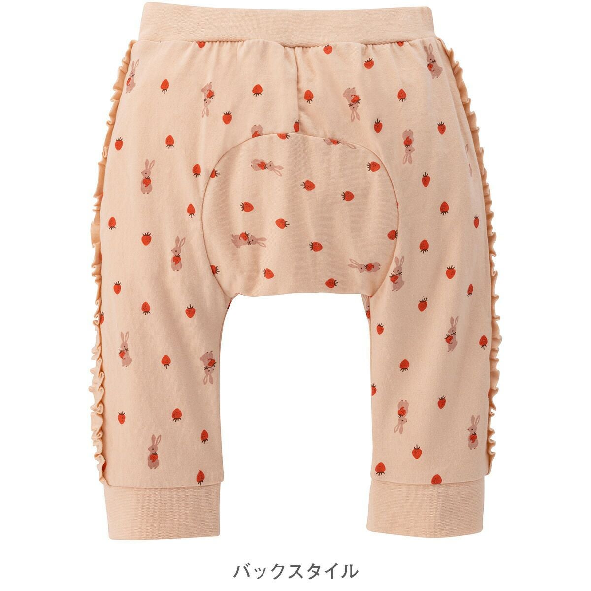 ベビーの体形にフィットしたマチ付き仕様パンツ
