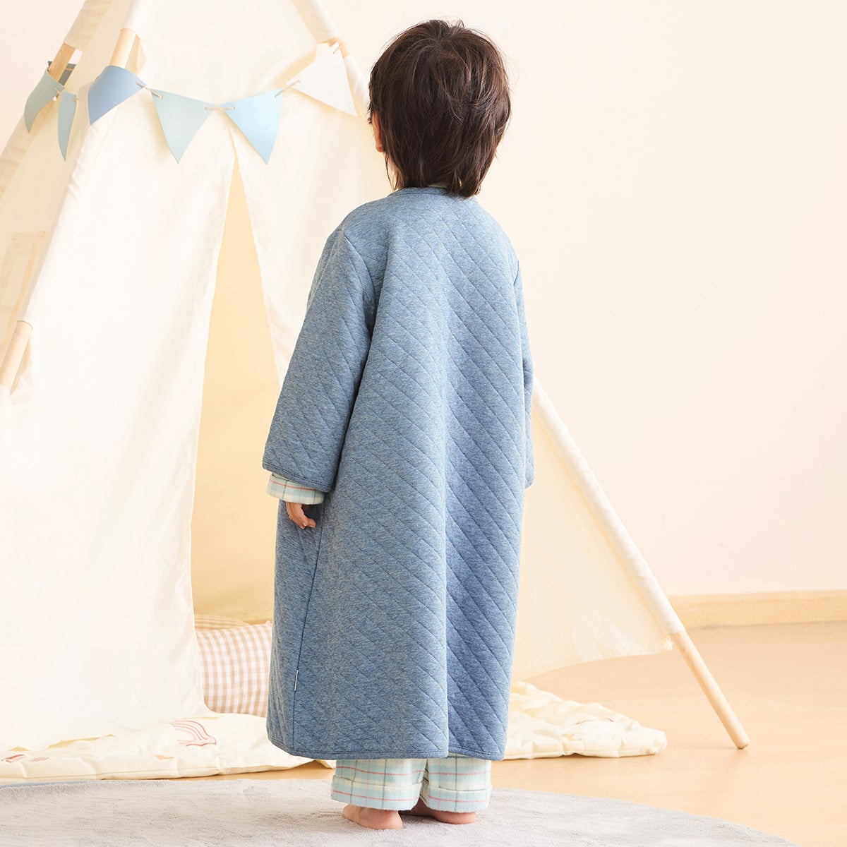 感謝祭☆ミニ価格32%OFF】ガウン兼用スリーパー（ねんねくま