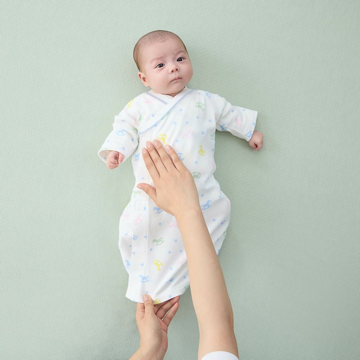 新生児から使えます☆まとめ売り!! ラップドレス（もくば）【新生児】 | コンビミニ公式ストア