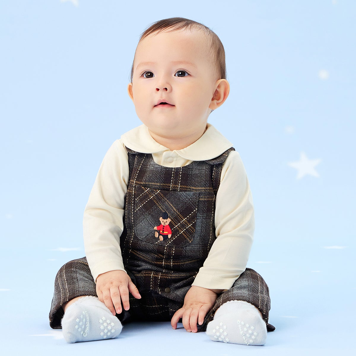 感謝祭☆ミニ価格32%OFF】オーバーオール（チェックジャカード